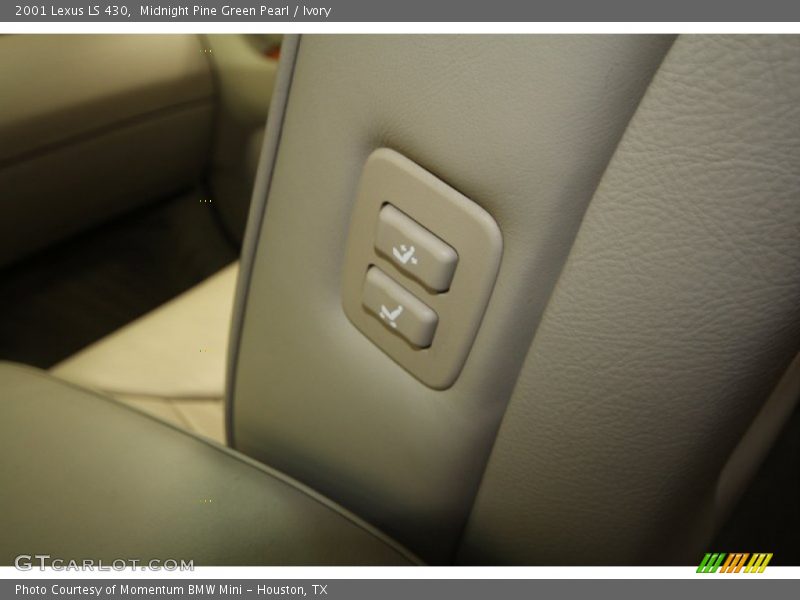 Midnight Pine Green Pearl / Ivory 2001 Lexus LS 430