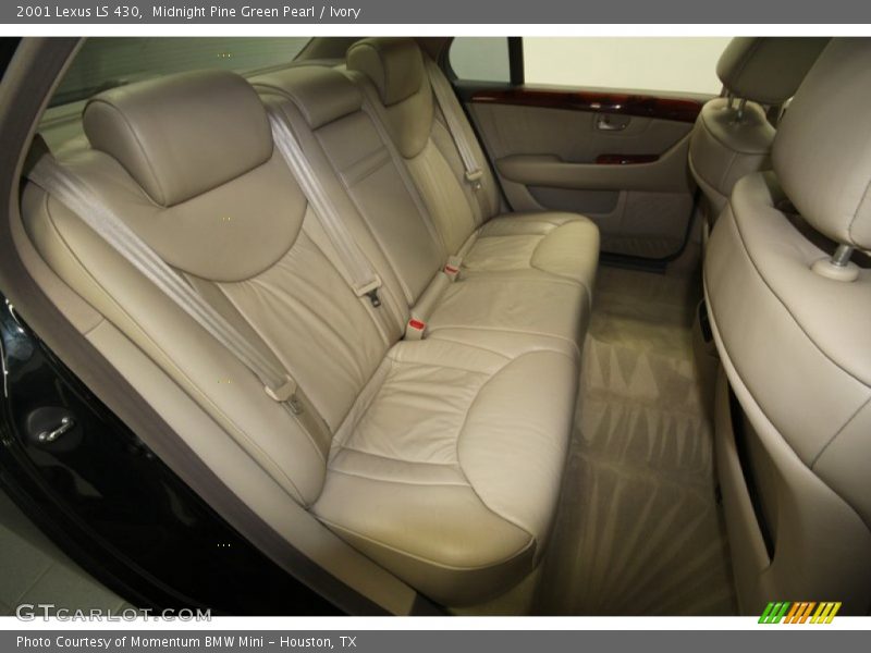 Midnight Pine Green Pearl / Ivory 2001 Lexus LS 430