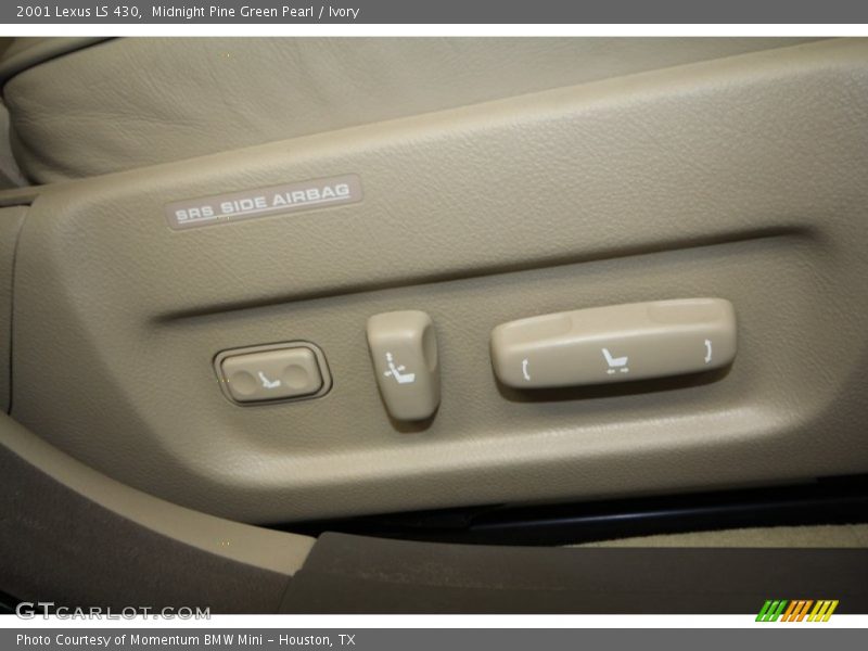 Midnight Pine Green Pearl / Ivory 2001 Lexus LS 430