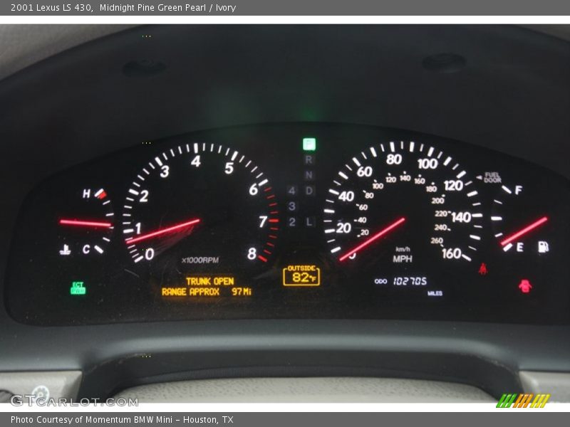  2001 LS 430 430 Gauges