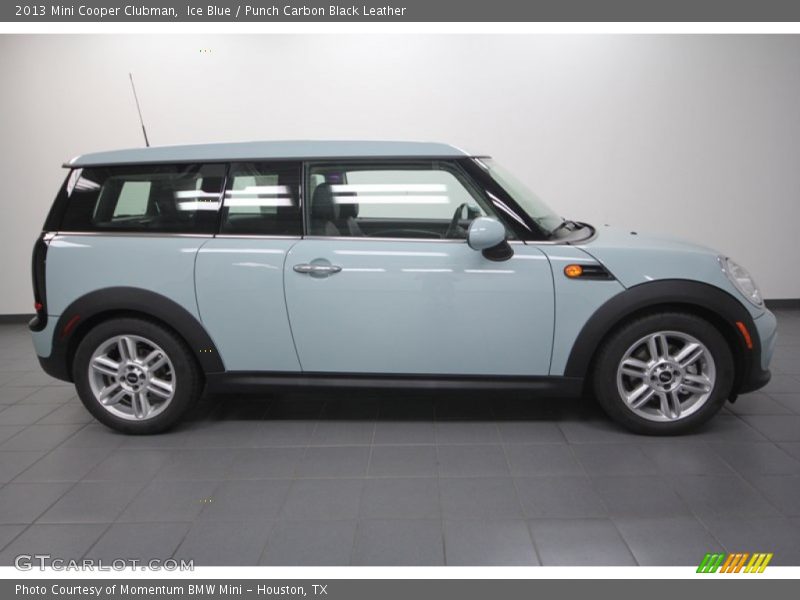 Ice Blue / Punch Carbon Black Leather 2013 Mini Cooper Clubman