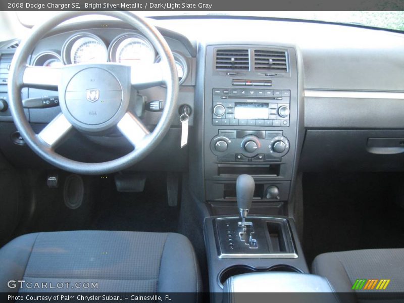 Bright Silver Metallic / Dark/Light Slate Gray 2008 Dodge Charger SE