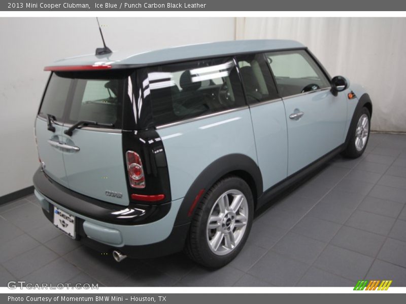 Ice Blue / Punch Carbon Black Leather 2013 Mini Cooper Clubman