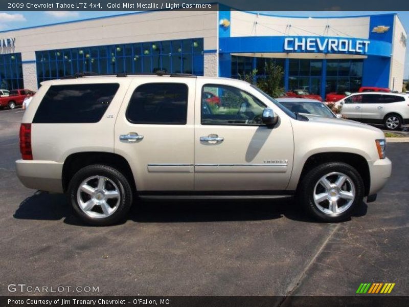 Gold Mist Metallic / Light Cashmere 2009 Chevrolet Tahoe LTZ 4x4