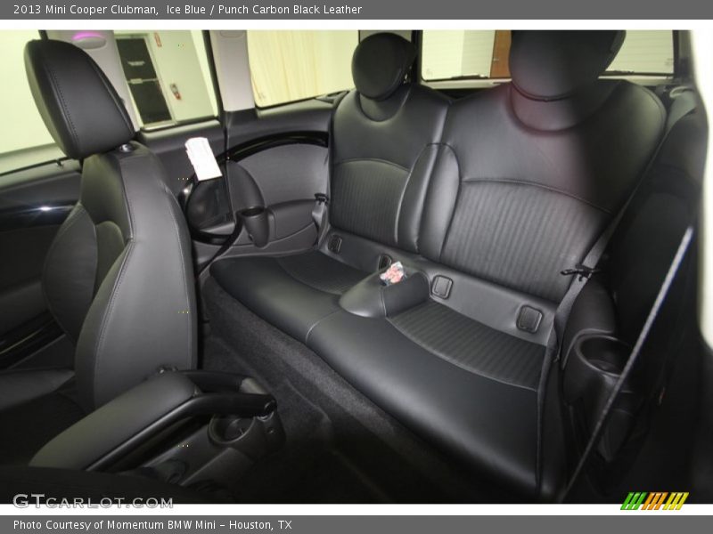 Ice Blue / Punch Carbon Black Leather 2013 Mini Cooper Clubman