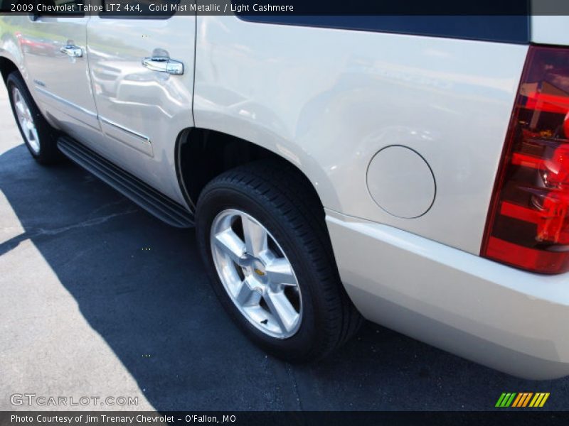 Gold Mist Metallic / Light Cashmere 2009 Chevrolet Tahoe LTZ 4x4