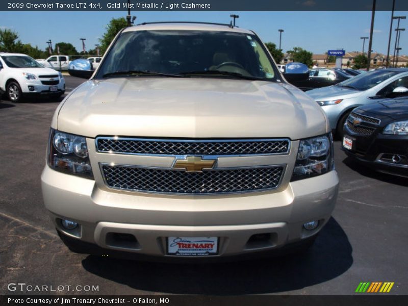 Gold Mist Metallic / Light Cashmere 2009 Chevrolet Tahoe LTZ 4x4