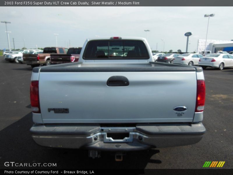 Silver Metallic / Medium Flint 2003 Ford F350 Super Duty XLT Crew Cab Dually
