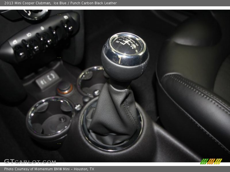 Ice Blue / Punch Carbon Black Leather 2013 Mini Cooper Clubman