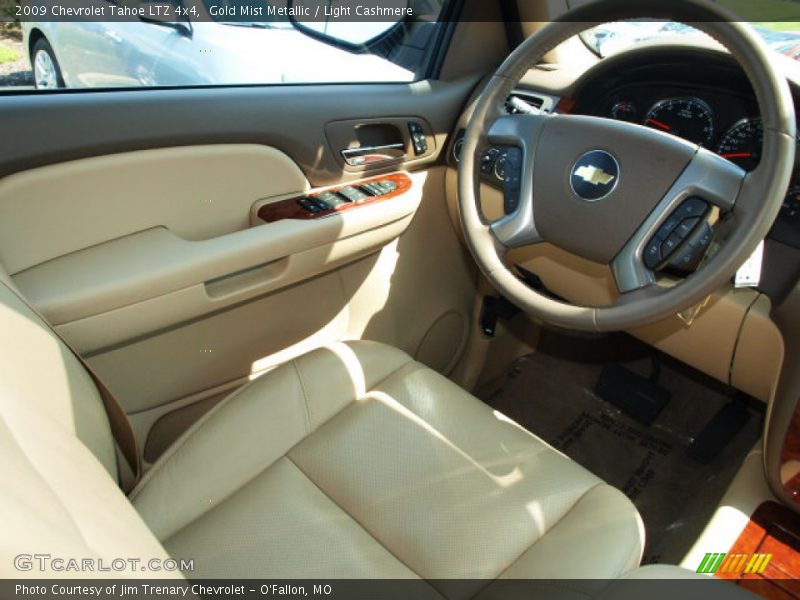 Gold Mist Metallic / Light Cashmere 2009 Chevrolet Tahoe LTZ 4x4