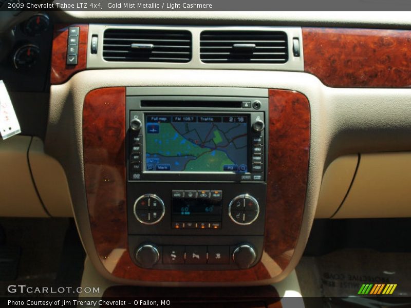 Gold Mist Metallic / Light Cashmere 2009 Chevrolet Tahoe LTZ 4x4