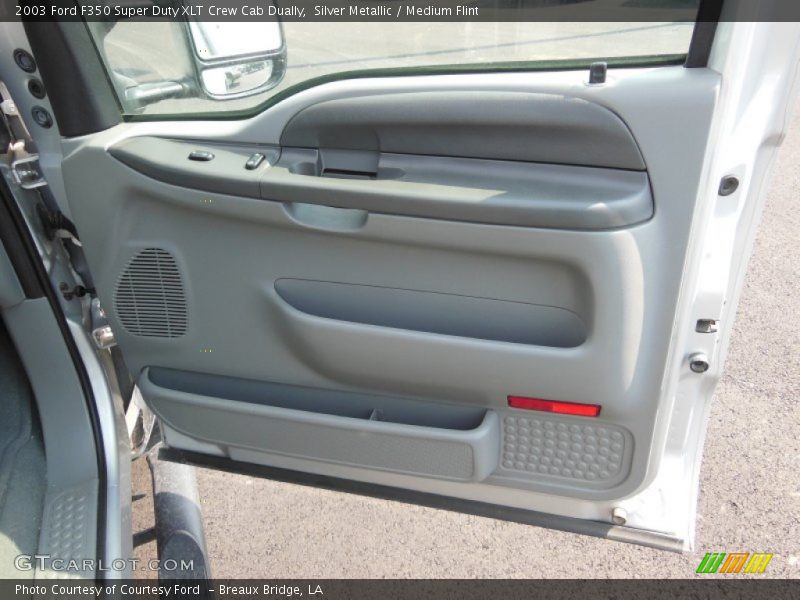 Silver Metallic / Medium Flint 2003 Ford F350 Super Duty XLT Crew Cab Dually