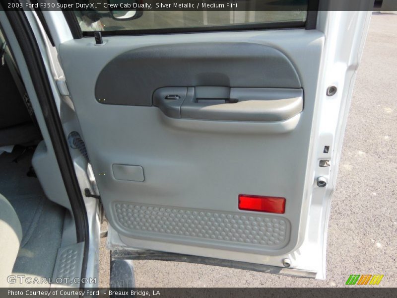 Silver Metallic / Medium Flint 2003 Ford F350 Super Duty XLT Crew Cab Dually