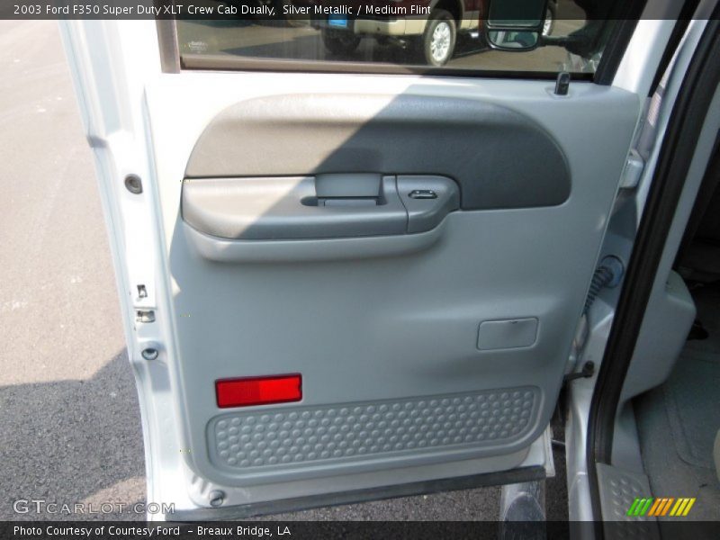 Silver Metallic / Medium Flint 2003 Ford F350 Super Duty XLT Crew Cab Dually