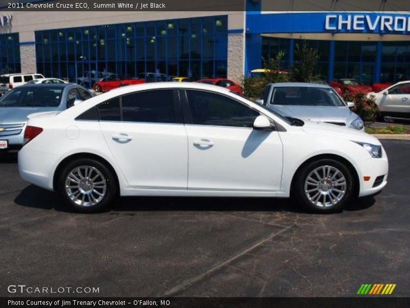 Summit White / Jet Black 2011 Chevrolet Cruze ECO