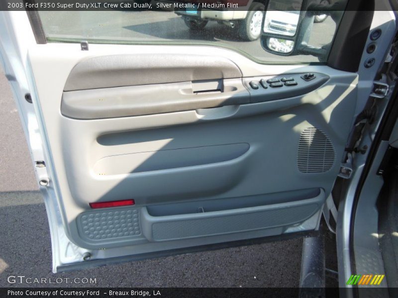 Silver Metallic / Medium Flint 2003 Ford F350 Super Duty XLT Crew Cab Dually