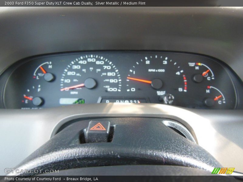 Silver Metallic / Medium Flint 2003 Ford F350 Super Duty XLT Crew Cab Dually