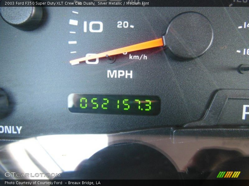 Silver Metallic / Medium Flint 2003 Ford F350 Super Duty XLT Crew Cab Dually