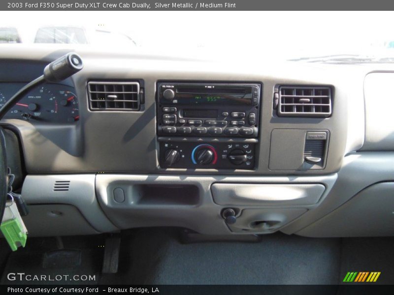 Silver Metallic / Medium Flint 2003 Ford F350 Super Duty XLT Crew Cab Dually