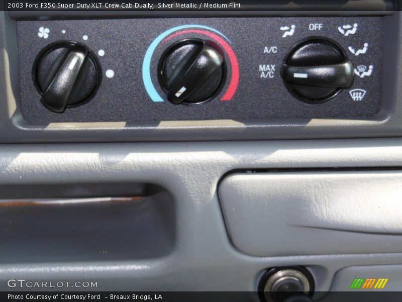 Silver Metallic / Medium Flint 2003 Ford F350 Super Duty XLT Crew Cab Dually