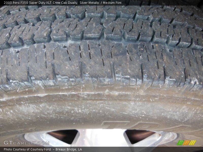 Silver Metallic / Medium Flint 2003 Ford F350 Super Duty XLT Crew Cab Dually