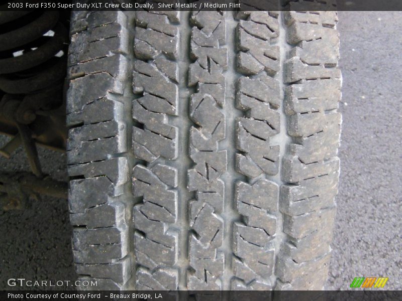 Silver Metallic / Medium Flint 2003 Ford F350 Super Duty XLT Crew Cab Dually
