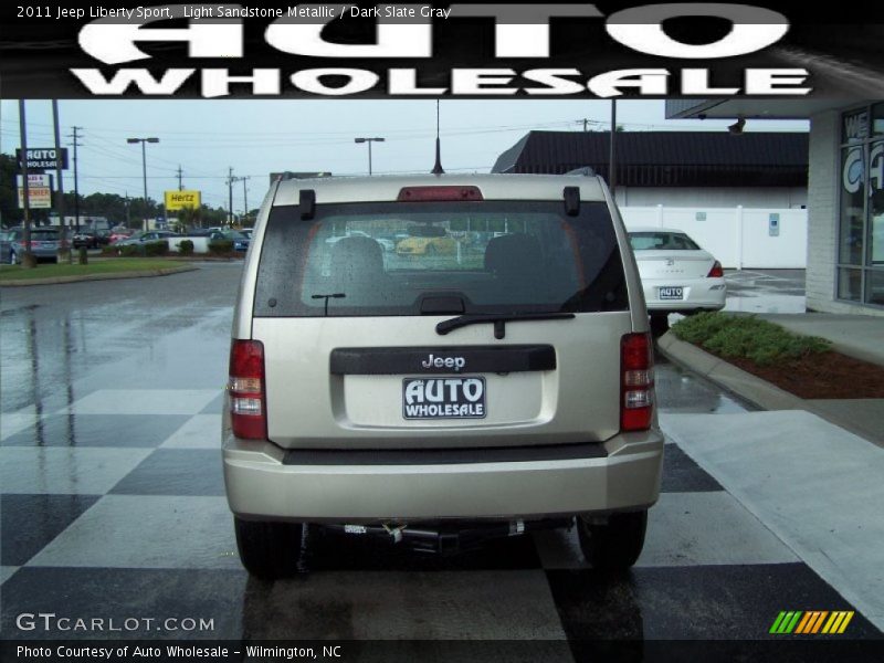 Light Sandstone Metallic / Dark Slate Gray 2011 Jeep Liberty Sport