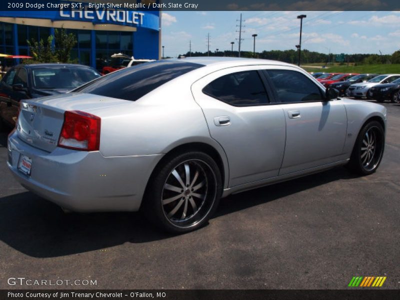 Bright Silver Metallic / Dark Slate Gray 2009 Dodge Charger SXT
