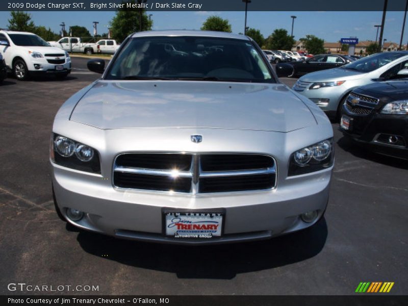 Bright Silver Metallic / Dark Slate Gray 2009 Dodge Charger SXT