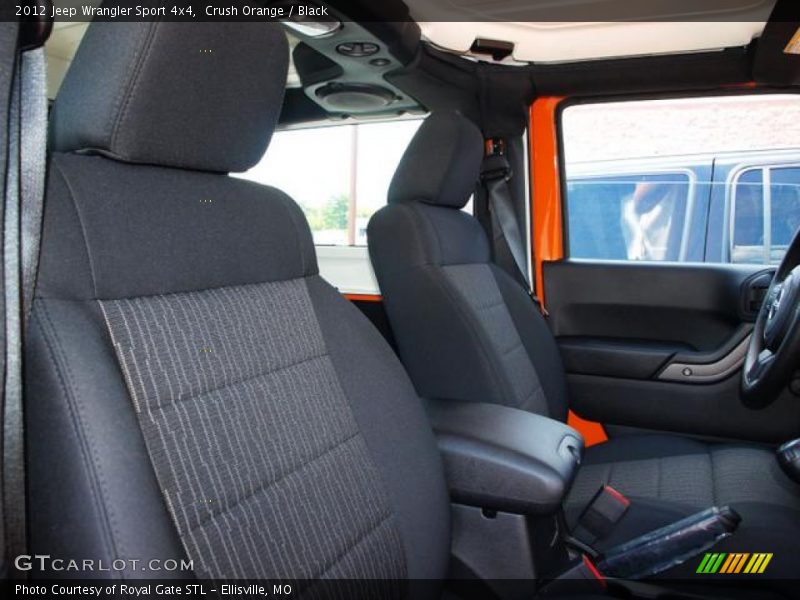 Crush Orange / Black 2012 Jeep Wrangler Sport 4x4