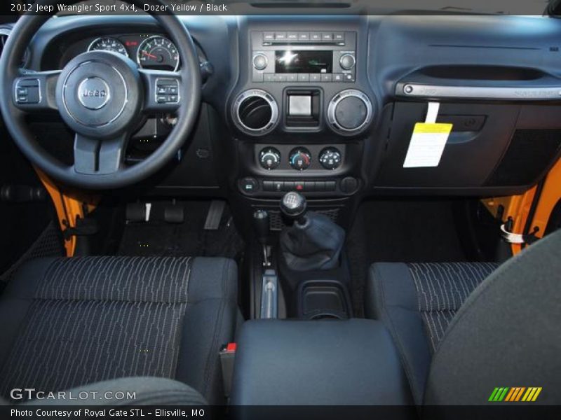 Dozer Yellow / Black 2012 Jeep Wrangler Sport 4x4