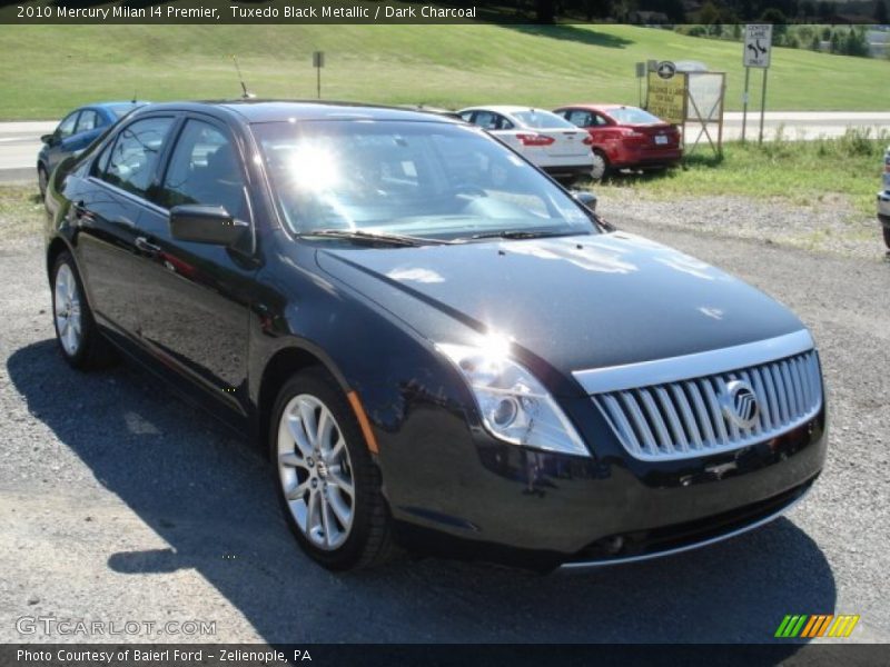 Tuxedo Black Metallic / Dark Charcoal 2010 Mercury Milan I4 Premier