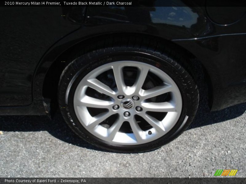 Tuxedo Black Metallic / Dark Charcoal 2010 Mercury Milan I4 Premier