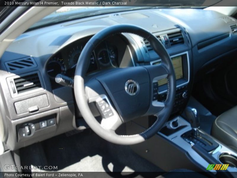 Tuxedo Black Metallic / Dark Charcoal 2010 Mercury Milan I4 Premier