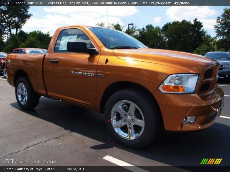 Tequila Sunrise Pearl / Dark Slate Gray/Medium Graystone 2012 Dodge Ram 1500 Express Regular Cab 4x4