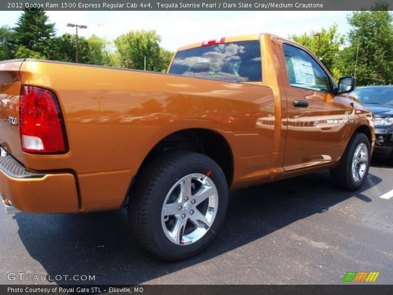 Tequila Sunrise Pearl / Dark Slate Gray/Medium Graystone 2012 Dodge Ram 1500 Express Regular Cab 4x4