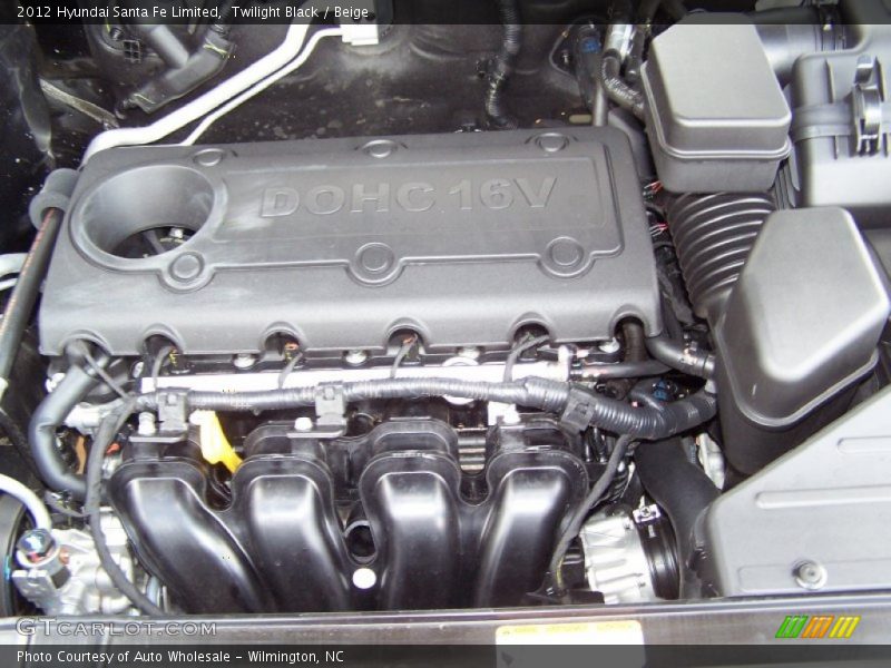 Twilight Black / Beige 2012 Hyundai Santa Fe Limited