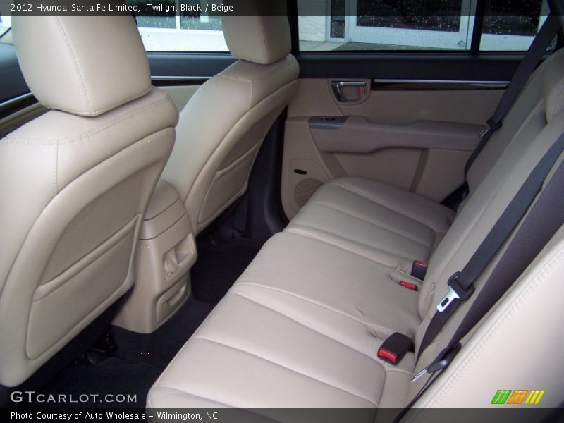 Twilight Black / Beige 2012 Hyundai Santa Fe Limited