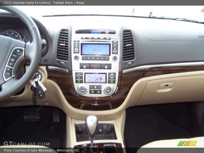 Twilight Black / Beige 2012 Hyundai Santa Fe Limited