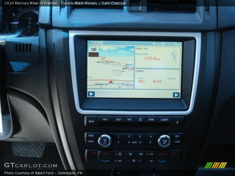 Tuxedo Black Metallic / Dark Charcoal 2010 Mercury Milan I4 Premier