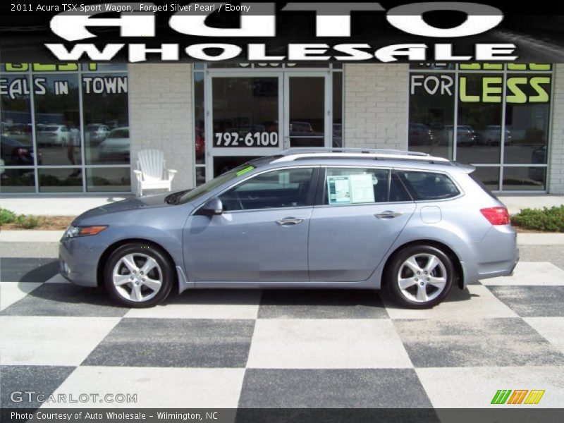 Forged Silver Pearl / Ebony 2011 Acura TSX Sport Wagon