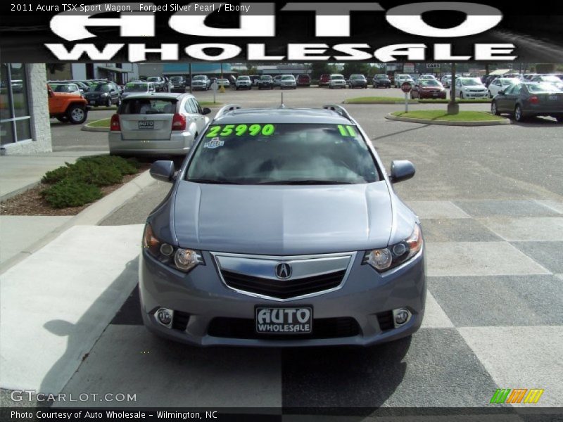 Forged Silver Pearl / Ebony 2011 Acura TSX Sport Wagon