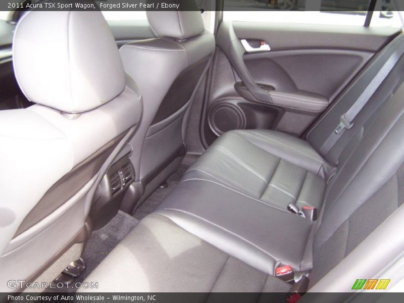 Rear Seat of 2011 TSX Sport Wagon