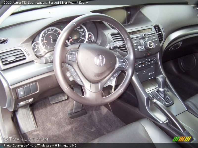 Ebony Interior - 2011 TSX Sport Wagon 