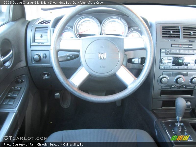 Bright Silver Metallic / Dark/Light Slate Gray 2008 Dodge Charger SE