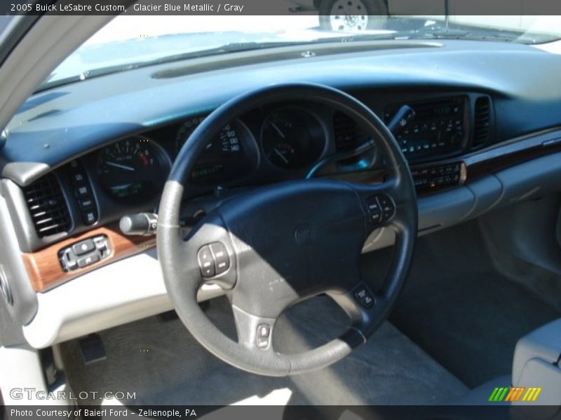 Glacier Blue Metallic / Gray 2005 Buick LeSabre Custom