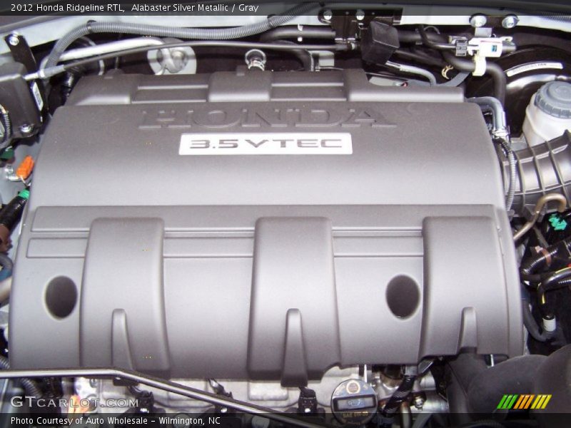 Alabaster Silver Metallic / Gray 2012 Honda Ridgeline RTL