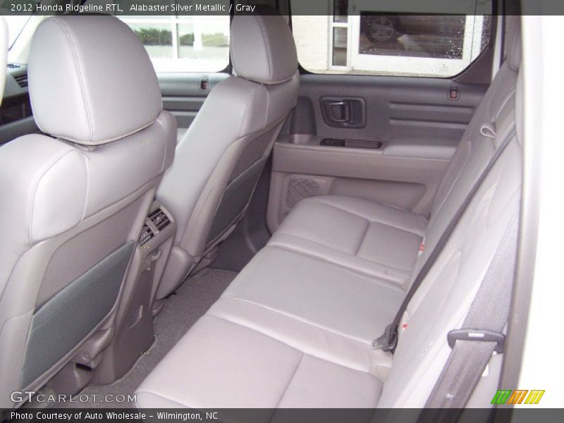 Alabaster Silver Metallic / Gray 2012 Honda Ridgeline RTL