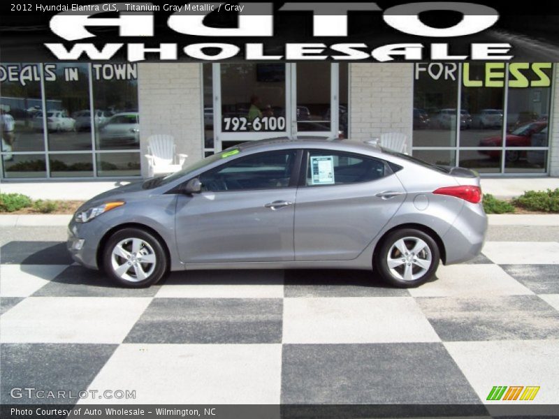 Titanium Gray Metallic / Gray 2012 Hyundai Elantra GLS