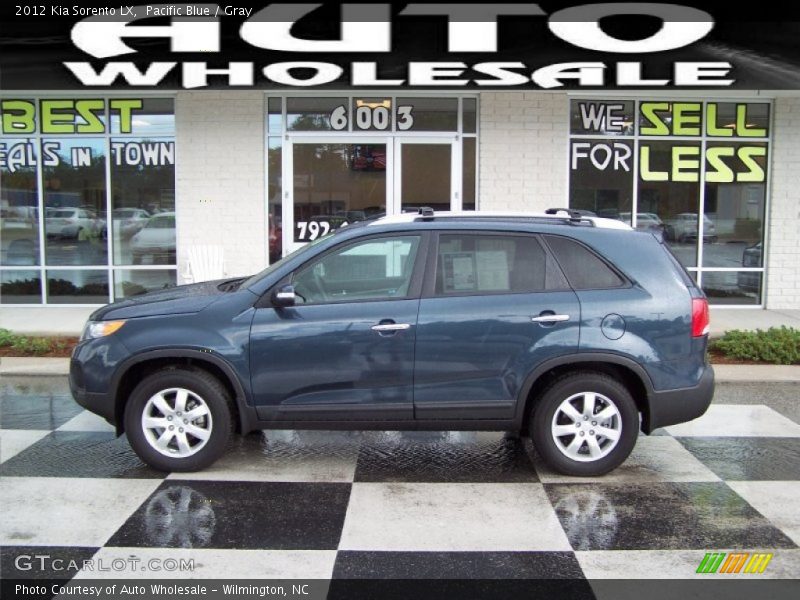 Pacific Blue / Gray 2012 Kia Sorento LX